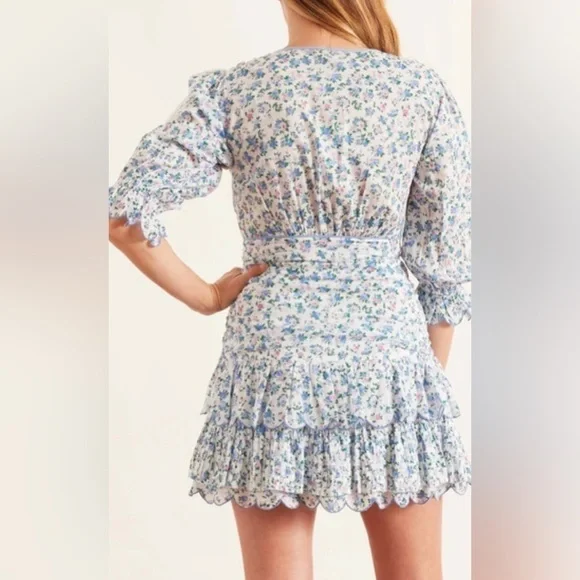 LoveShackFancy Marquise Foral Dress